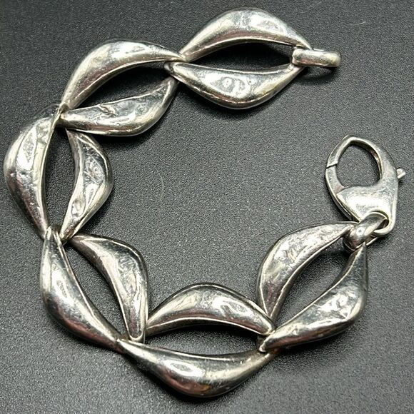 Vintage Arte D'Argento Elegant 925 Silver Bracelet - Picture 5 of 9
